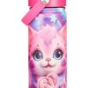 SJ GANG STYLE JAM GANG Borraccia termica, Multicolore, 500 ml, Acciaio Inox, Bpa free, Tenuta stagna, Mantenimento temperatura caldo 12h reddo 24h, Riutilizzabile, Bambina, Ragazza, Scuola, Sport
