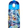 SJ GANG STYLE JAM GANG Borraccia termica, Multicolore, 460 ml, Acciaio Inox, Bpa free, Tenuta stagna, Mantenimento temperatura caldo 12h reddo 24h, Riutilizzabile, Bambino, Ragazzo, Scuola, Sport