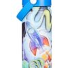 SJ GANG STYLE JAM GANG Borraccia termica, Multicolore, 500 ml, Acciaio Inox, Bpa free, Tenuta stagna, Mantenimento temperatura caldo 12h reddo 24h, Riutilizzabile, Bambino, Ragazzo, Scuola, Sport