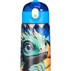 SJ GANG STYLE JAM GANG Borraccia termica, Multicolore, 460 ml, Acciaio Inox, Bpa free, Tenuta stagna, Mantenimento temperatura caldo 12h reddo 24h, Riutilizzabile, Bambino, Ragazzo, Scuola, Sport