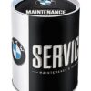 Nostalgic-Art Salvadanai retrò, 1 l, Official License Product (OLP), BMW – Service – Idee Regalo per Amanti BMW, salvadanaio in Metallo, Design Vintage