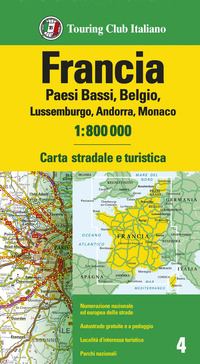 Francia, Paesi Bassi, Belgio, Lussemburgo 1:800.000