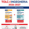 TOLC-I 2026: Kit completo per il test di Ingegneria. Con software di simulazione e video lezioni