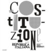 Costituzione della Repubblica italiana. Nuova ediz.