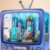 Arkitec – Serie CityVision 3D Build – Puzzle 3D facile da costruire con luci LED – Decorazione per scrivania e scaffale – Attività creative dai 12 anni + – New York