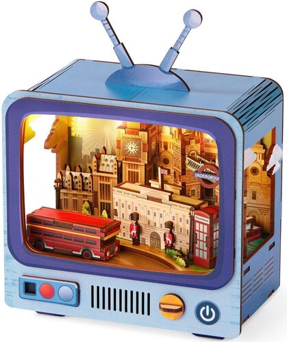Arkitec – Serie CityVision 3D Build – Puzzle 3D facile da costruire con luci LED – Decorazione per scrivania e scaffale – Attività creative dai 12 anni + – London