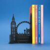 Balvi Fermalibri London Colore nero Resistente e antiscivolo Metallo