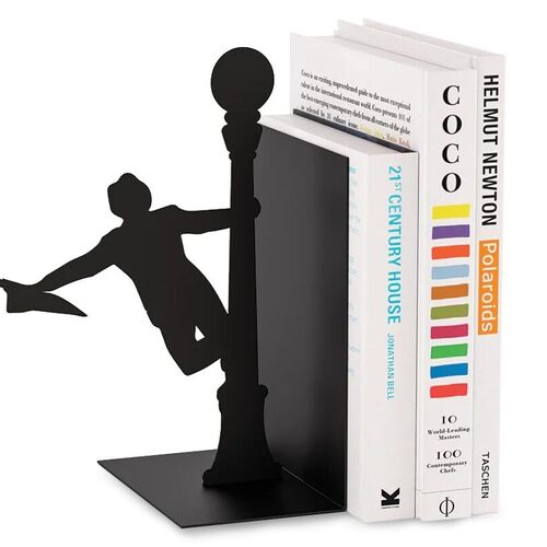 Balvi Fermalibri Singing In The Rain Colore nero Decorativo Metallo