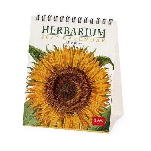 Legami - Calendario da Tavolo 2027, Herbarium, 12 Mesi, 12 x 14.5 cm