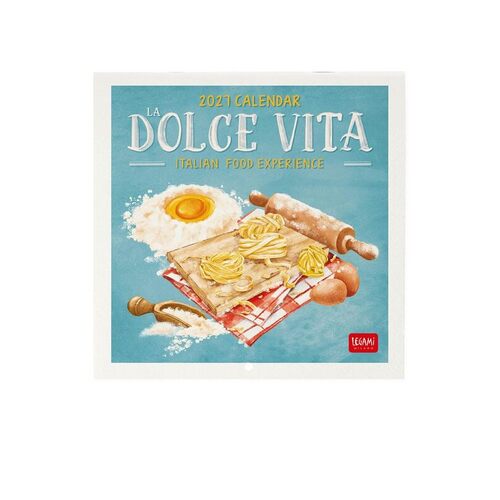 Legami - Calendario da Parete 2027, Dolce Vita, 12 Mesi, 18 x 18 cm