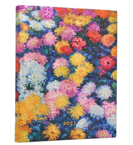 2027 Monet's Chrysanthemums Ultra Daily Softcover 12-Month, 432pg, 80GSM, 2027 Softcover Planners by Paperblanks (Monet's Chrysanthemums)
