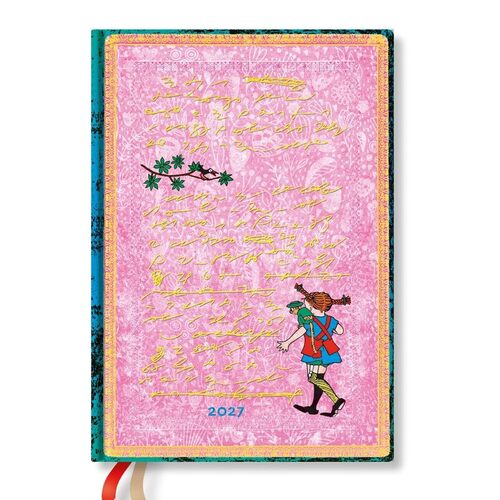 2027 Astrid Lindgren, Pippi Longstocking Midi Daily Hardcover 12-Month, 432pg, 80GSM, 2027 Planners by Paperblanks (Embellished Manuscripts Collection)