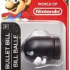 Jakks Pacific 85486 Nintendo-Figura Bullet Bill, Multicolore, 6 cm