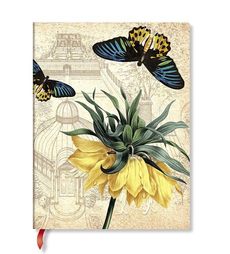 Paperblanks | Fritillaria Imperiale | Fritillaria Imperiale | Flexi a copertina morbida | Mini | Righe | Chiusura con Fascia Elastica | 208 Pg | 80 GSM