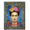 Paperblanks | Ritratto Colorato | Viva Frida | Diari a copertina rigida | Midi | Bianco | Chiusura con Fascia Elastica | 144 Pg | 120 GSM