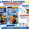 Paw Patrol Bundle 2 Libri, Albo Magico, La Squadra dei Cuccioli, Libro da Colorare con Pennarello Incluso