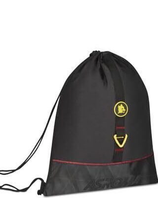 Seven Sacca Sport Roma 37 x 47 cm in Poliestere, per Palestra e Allenamenti, con Patch Logo, Nastro con Ricami a Contrasto e Pannello con Stampa Allover, per Sport e Tempo Libero, Idea Regalo