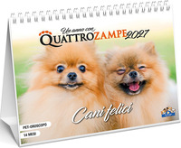 Cani felici. Calendario da tavolo 2027. 14 mesi