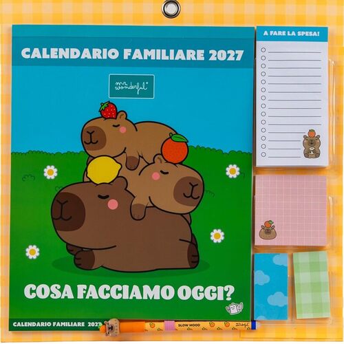 Calendario di famiglia 2027 magnetico - cosa c' Ã¨ in programma oggi