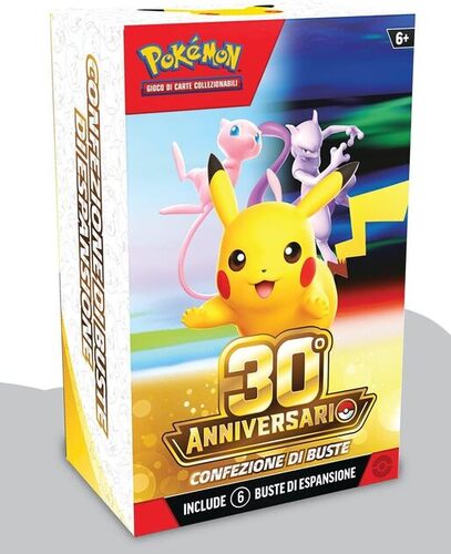Pokémon: confezione di buste dell’espansione 30° Anniversario del GCC Pokémon
