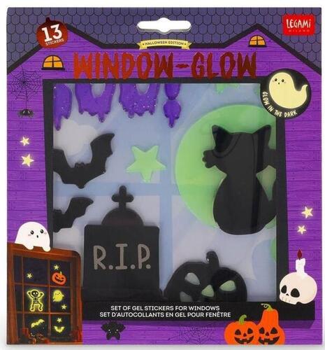 Window-glow set of gel stickers 13 stickers