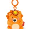 Legami - Portachiavi Super Soft! a Tema Lion, Portachiavi di Peluche, Ciondolo con Messaggio Inciso e Moschettone in Zinco, 7x11 cm