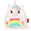 Legami - Peluche Plush Super Soft!, Tema Unicorn, Formato Mini, con Carta d'Identità personalizzabile, Sta in Piedi da Solo, 14x15x12 cm