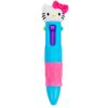 Mr. Wonderful - Mini Penna Multicolore - Hello Kitty - Penna Con 6 Inchiostri Pastello (Rosa, Blu, Verde, Lilla, Arancione E Nero) Con Hello Kitty Come Protagonista - Formato Tascabile