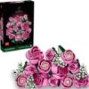 LEGO Botanicals Bouquet di rose rosa 10374